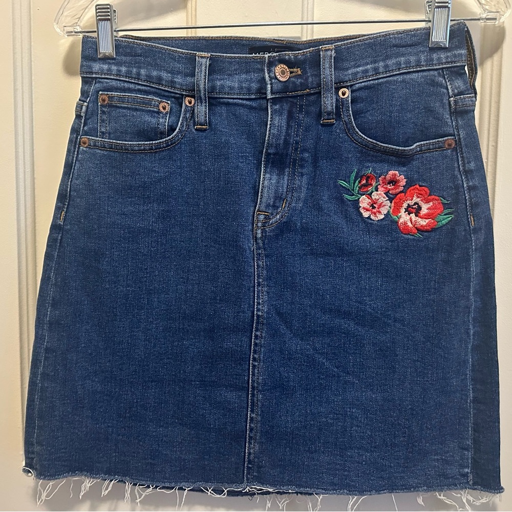 J. Crew Mercantile denim skirt
